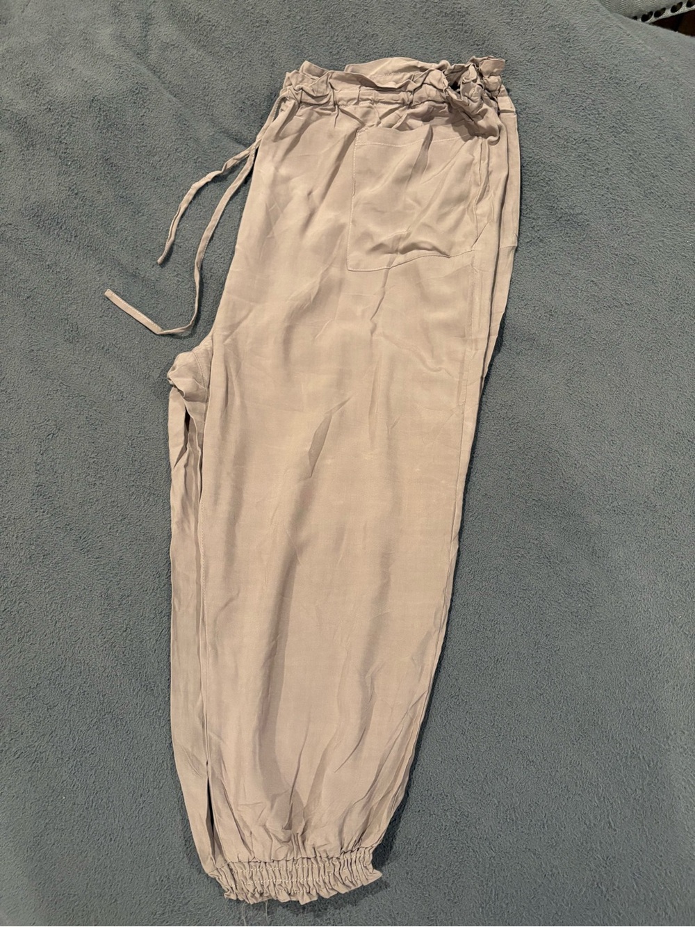 Boom Boom Jeans Taupe/Brown Casual Drawstring Joggers